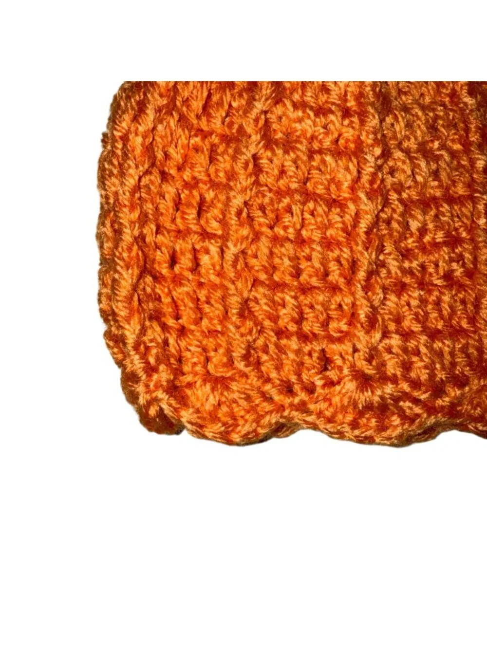 Crochet Pumpkin Baby Hat 0-6M